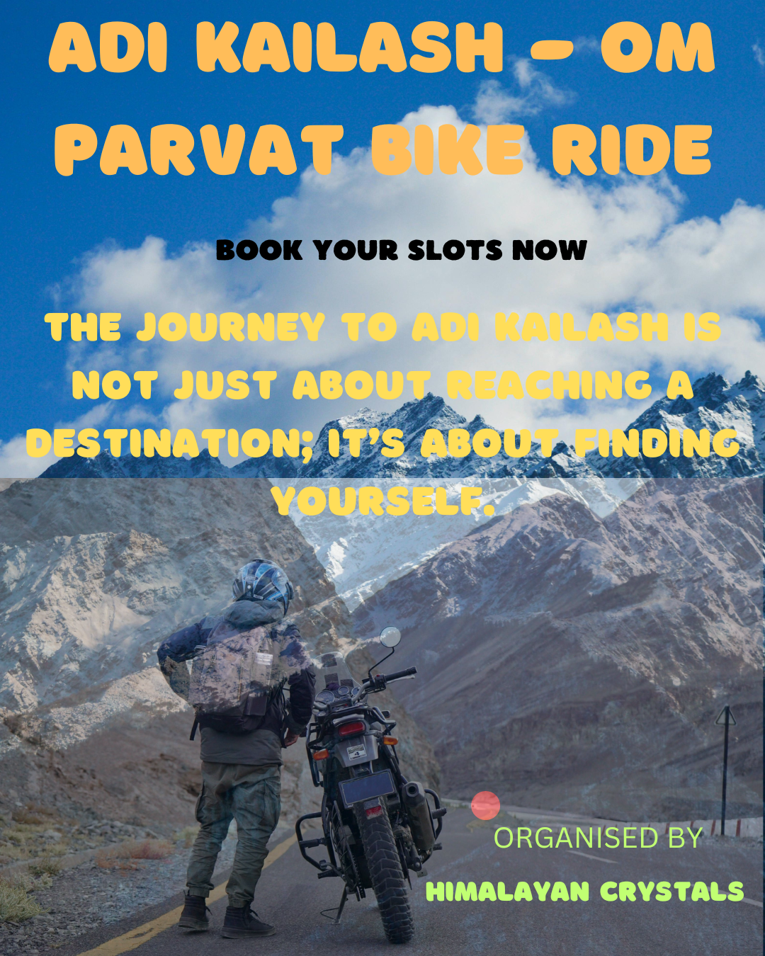 ADI KAILASH - OM PARVAT Group BIKE RIDE 2025
